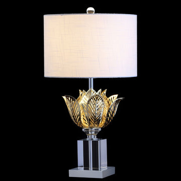 Mia 24.5" Crystal LED Table Lamp - JONATHAN Y